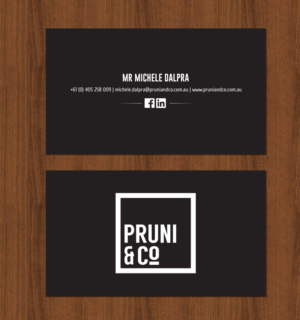 Pruni and Co Business Card Design  | Business Card Design by chandrayaan.creative