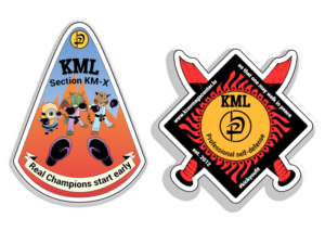 2 Stickers Designs  for Self-Defense Center - 1 Kids Design - 1 Adults | Sticker Design by Tomi Ax