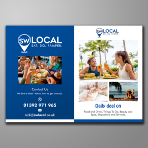 SW Local is an online marketing business. Daily deal sight for consumers. Industries - Food and D... | Broschüren-Design von ecorokerz