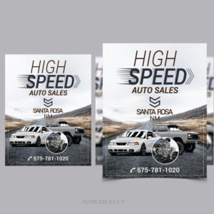 Flyer Design by fastdesign360 for Hosh Speed Auto Sales LLC  | Design #21695392