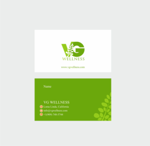 Business Card Design by Prakash_arts for VG Wellness LLC | Design #21683845