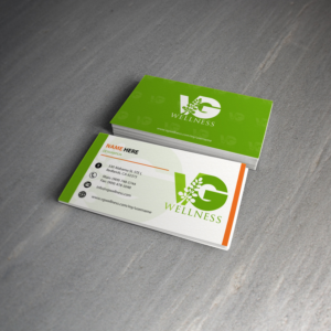 Business Card Design by seyaArts for VG Wellness LLC | Design #21687240