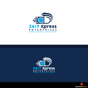 24/7 Xpress Enterprises .....Courier, On-Demand, & Logistics Services  | Logo-Design von Graphic Bricks