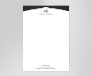 MB Staging & Design - a company built on first impressions, needs an impressive letterhead | Briefkopf-Design von logodentity