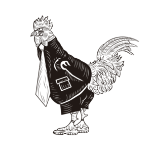 Strange Bird (BBQ Chicken joint mascot/ emblem) | Character Design by Wally_F