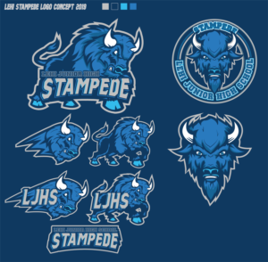 New Mascot for a Junior High School - Lehi Stampede  | Maskottchen-Design von Michael Condello