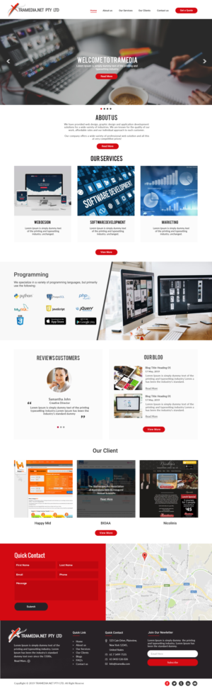 Business software developers new website | Web Design by bdesigner9