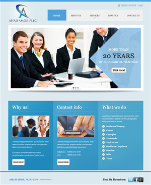 Web Design by Amandeep for this project | Design #2954599