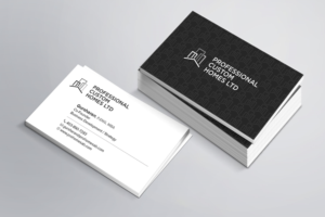 Business Cards for an 'affordable luxury' inner city home builder in Calgary. | Business Card Design by MDesign