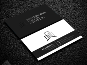 Business Cards for an 'affordable luxury' inner city home builder in Calgary. | Business Card Design by Bold Pixels