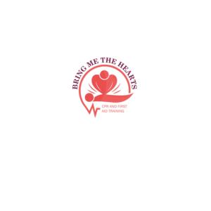 Bring Me The Hearts  (under that)   CPR and First Aid Training | Logo Design by Maystro