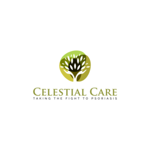 Celestial Care (thats the name of the company) and to have my slogan Taking the fight to Psoriasis | Logo Design by sushsharma99