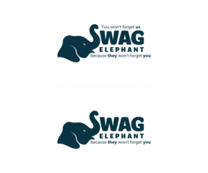 Swag Elephant   (Add Tag line: You won't forget us, because they won't forget you.) | Logo Design by Neil