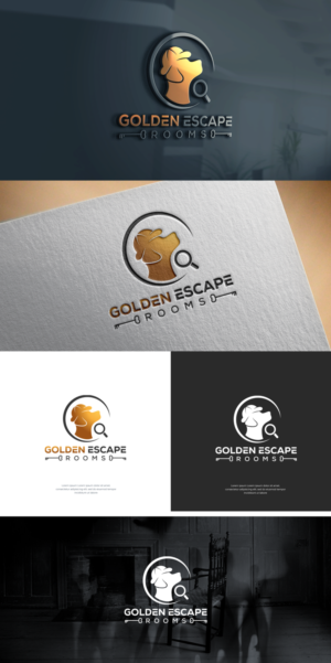 Golden Escape Rooms | Logo-Design von mintcreative