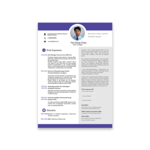 Resume Design by debdesign