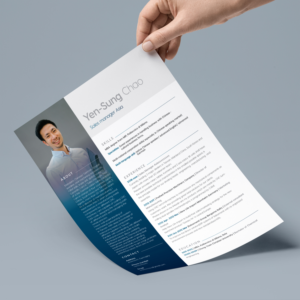 Resume for higher management position in a mechanical/consultant industries application* | Lebenslauf-Design von banedsgn