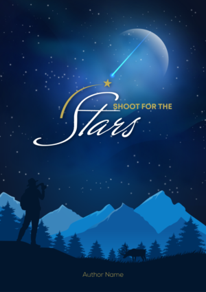 SHOOT FOR THE STARS | Buchumschlag Design von Akshar Shailesh