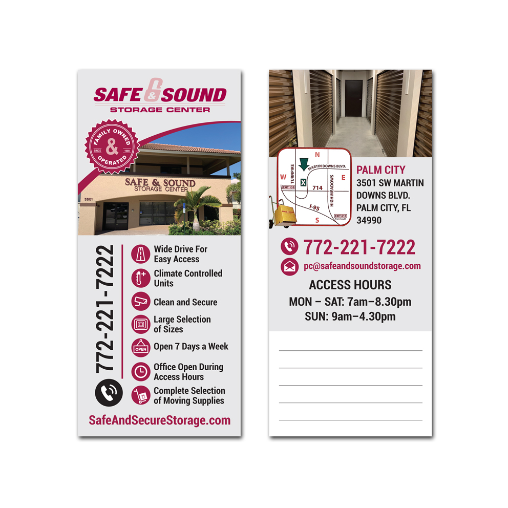 Brochure Design by Phouii for safe and sound storage | Design #21888571