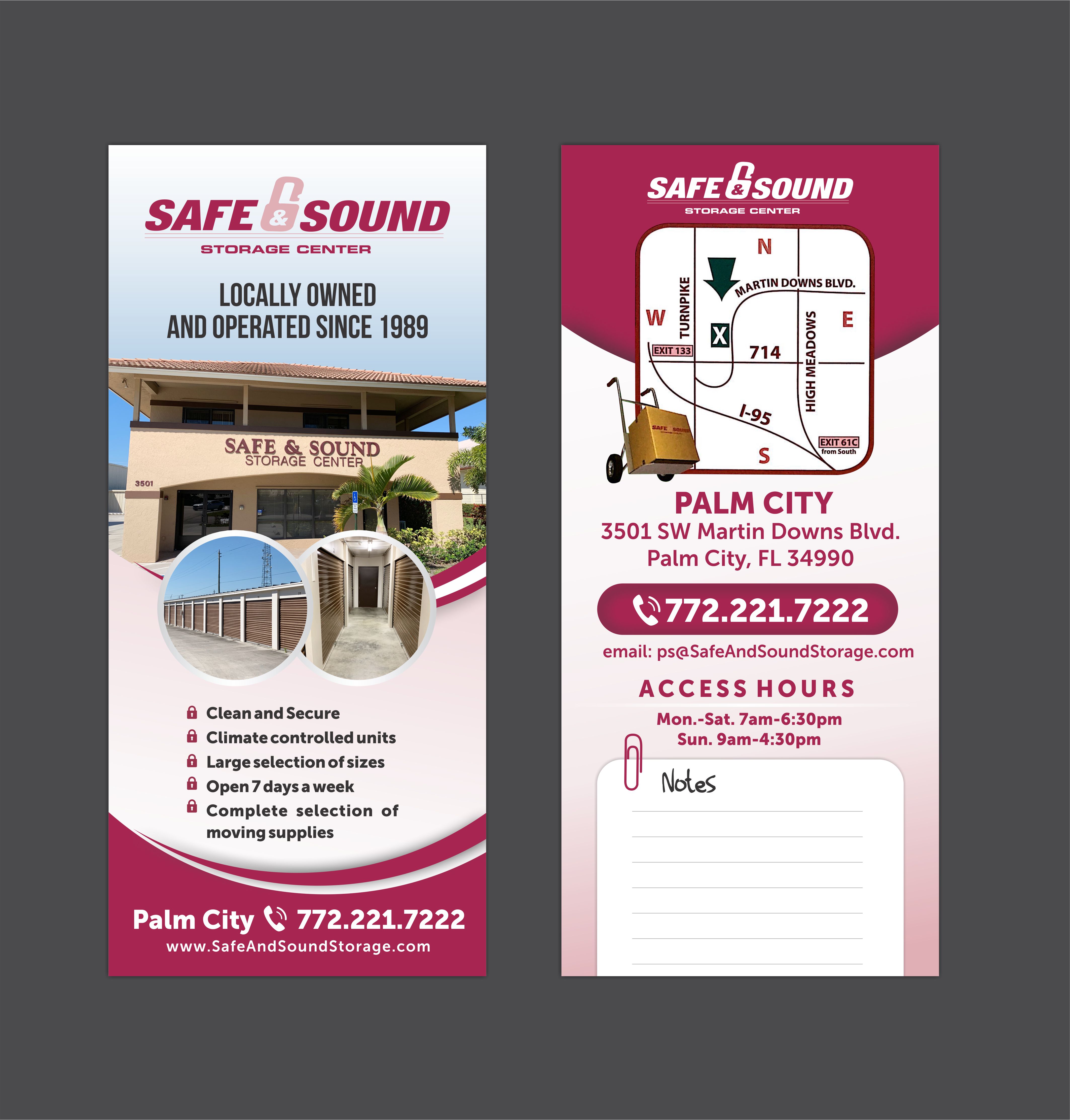 Brochure Design by DesignMarket for safe and sound storage | Design: #21921589