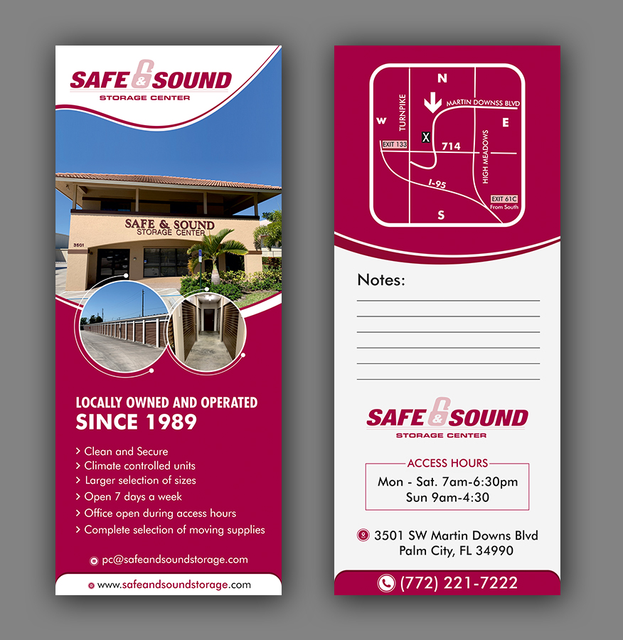 Brochure Design by ESolz Technologies for safe and sound storage | Design #21859457