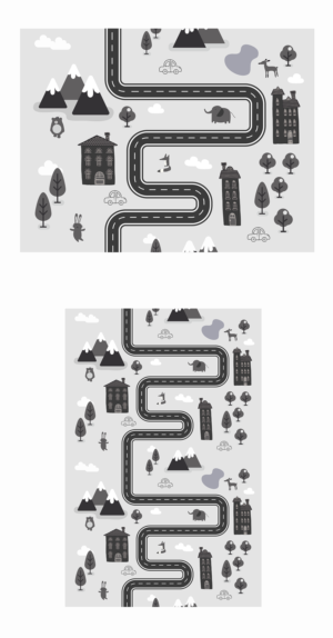 Simple road design for best selling kids play mat | Illustration-Design von Alpha_Creative