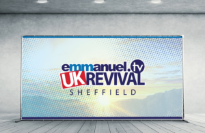 Stage Backdrop Design For A Faith Based Event In the United Kingdom | Print Design by paulkanjosh