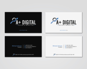 SEO AND WEB DESIGN COMPANY BUSINESS CARD DESIGN | Business Card Design by MDesign