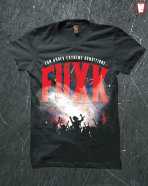 FuXk (Fun Under Xtreme Konditions) Kick Ass Design | T-shirt Design by Taho Design