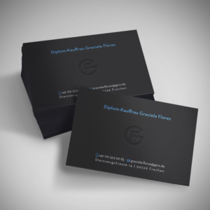 Seriöse Visitenkarten für Diplom Kauffrau, Privat und Geschäftlich  | Business Card Design by MDesign