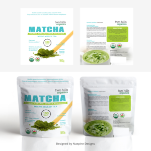 Korean Matcha - Zip Lock Bag, Daily Shot | Graphic Design by Nuepine Designs