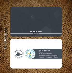 our charity logo | Business Card Design by SL Designer