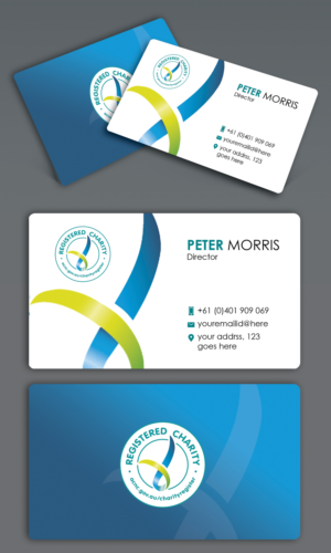 our charity logo | Business Card Design by BLUE WINGS