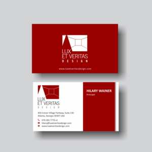 Business Card Re-Design for a Lighting Designer | Visitenkarten-Design von SKYdesign