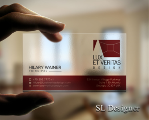 Business Card Re-Design for a Lighting Designer | Visitenkarten-Design von SL Designer