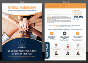 Building Referrer Relationships Booklet | Broschüren-Design von SAI DESIGNS