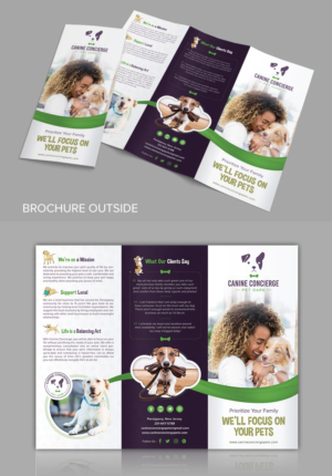 Brochure Design by SAI DESIGNS for Canine Concierge LLC | Design #21858384