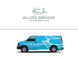 Elliote Services Tile and Renovation  | Logo Design by Atvento Graphics