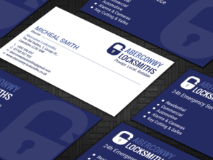 Locksmith Business Cards  | Business Card Design by Tripti Ranjan Gain