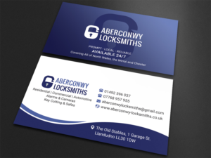 Locksmith Business Cards  | Business Card Design by Moumita_