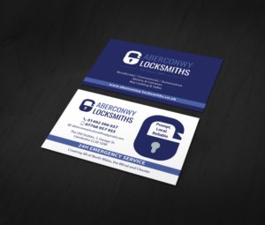 Locksmith Business Cards  | Business Card Design by MDesign