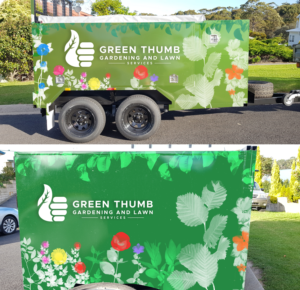 Trailer Wrap Design for high end gardening business  | Car Wrap Design by StarGraphics