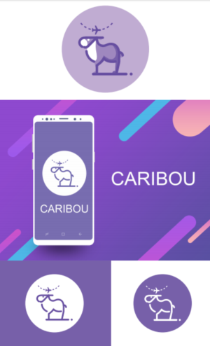 Caribou | Logo-Design von Elizaveta M