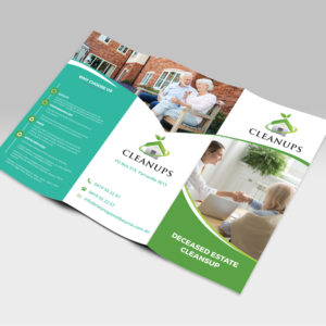 deceased estate clean ups brochures | Flyer Design by Uttom 2