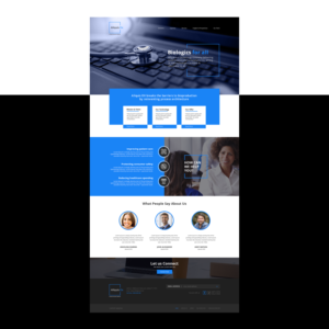 Web Design for a Biotech Consulting Firm | Web Design by lemosys infotech