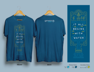 Inspiring T-shirt for Clean Water Non-profit | T-Shirt-Design von Phantom007