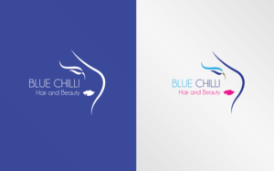 Blue Chilli Hair and Beauty  | Logo Design by MT