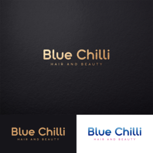 Blue Chilli Hair and Beauty  | Logo Design by H-H Arts