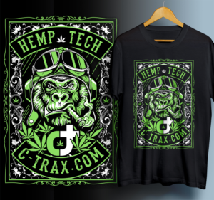 Cannabis Tech Company Shirt Design | T-shirt Design by 99.degree