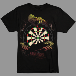 Dart Shirt - Snake / Dartboard * | Illustration Design by Heydale