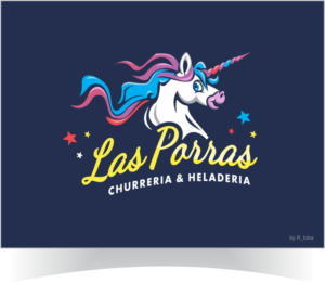 "Las Porras- Churreria & Heladeria". Las Porras should be bigger and the descriptive smaller | Logo Design by r-toha